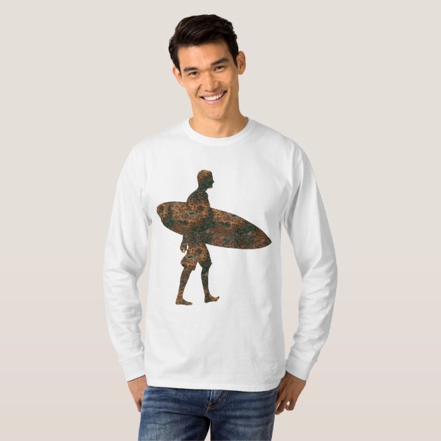 Camiseta Manga Longa Rust Surfing (Frente Completa)