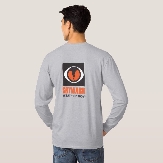 Camiseta Manga Longa SKYWARN (Parte Traseira Completa)