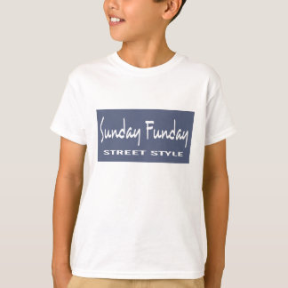 Camiseta Manga Longa Sunday Funday Infantil Unisex