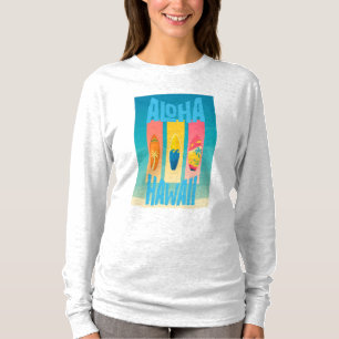 Camiseta Manga Longa Tri-blend para Mulheres Adultas de Nov