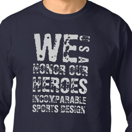 Camiseta Manga Longa Unissex ISD Nós Honramos Noss