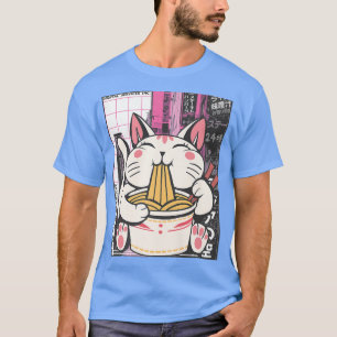 Camiseta Manga Neko Ramen Cat 854