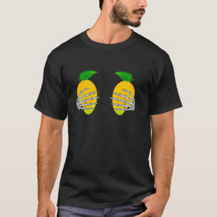 Camiseta Mango Bra Costume Engraçado Fruta Halloween Skull