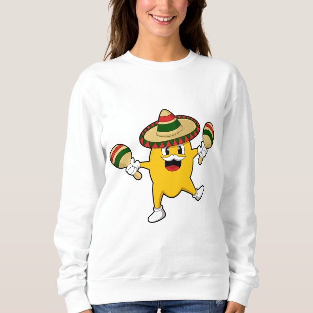 Camiseta Mango como músico com Maraca (Frente)