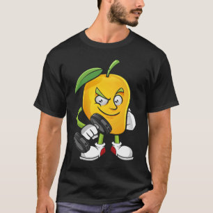 Camiseta Mango Fruta Costume Workout Bodybuilding Lift Gyft