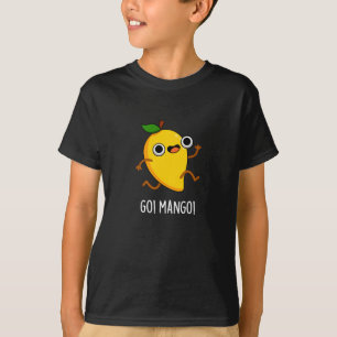 Camiseta Mango Funny Executando Mango Pun Dark BG