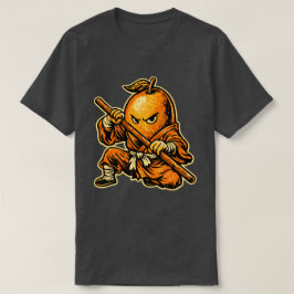 Camiseta Mango Monk — Guerreiro Shaolin de Fruta Tropical E