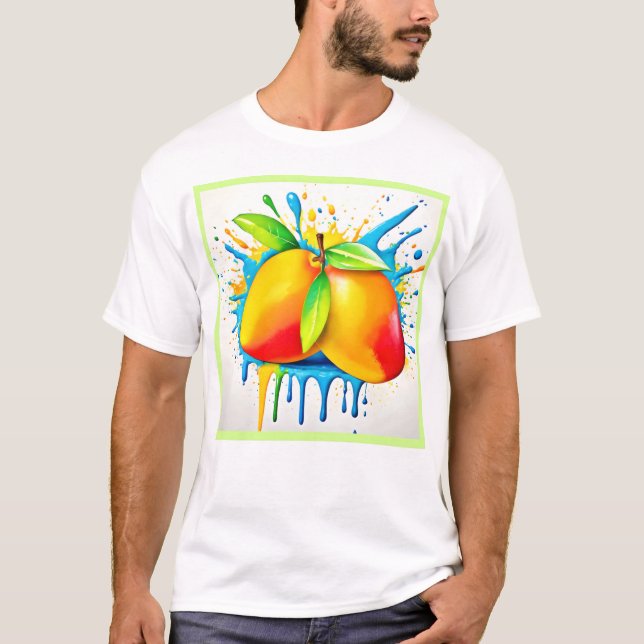 Camiseta Mango Splash of Color (Frente)