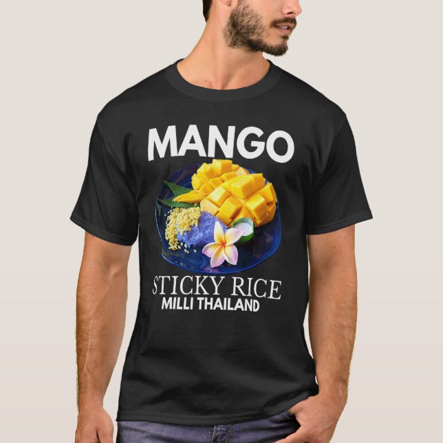 Camiseta Mango Sticky Rice Milli Tailândia Comida I 1 (Frente)