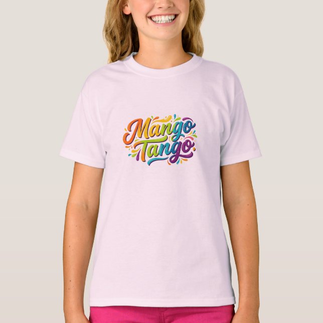 Camiseta Mango Tango Vibrações Tropicais (Frente)