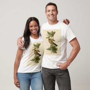 Camiseta Mangrove Cuckoo das Aves da América de Audubon