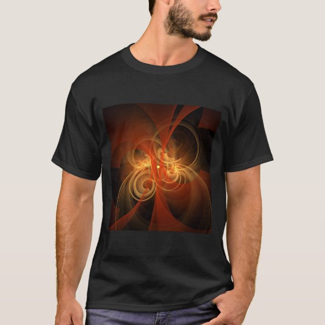 Camiseta Manhã, Abstrato de Arte Magia (Frente)