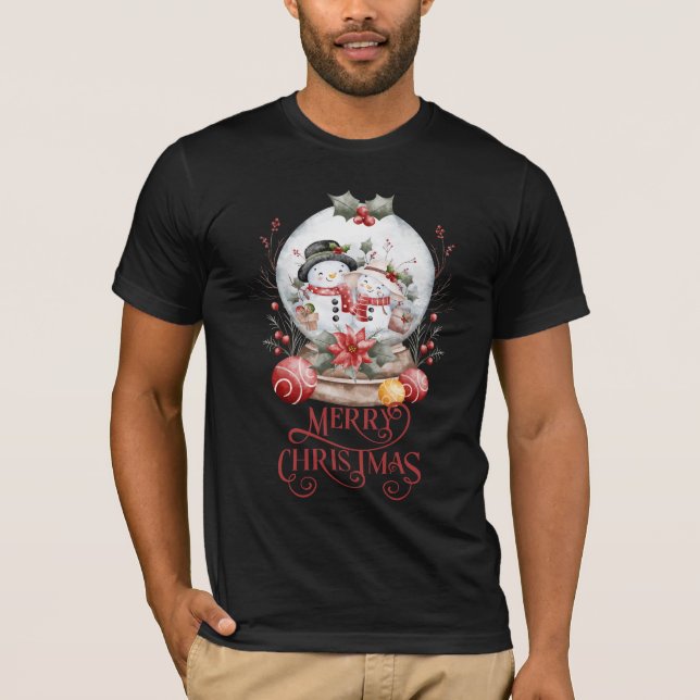 Camiseta Manhã Gelada Feliz Natal (Frente)