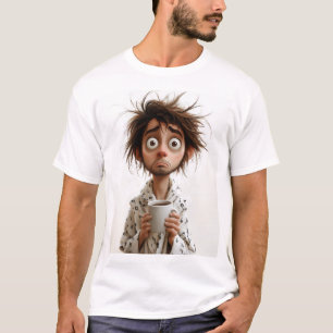 Camiseta Manhã Madness: Café Primeiro, Perguntas Depois