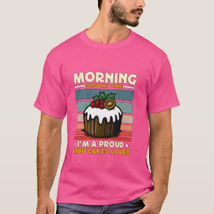 Camiseta Manhã Não é a minha vez, sou um bolo de frutas.