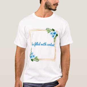 Camiseta Manhã positiva vibe afirmações