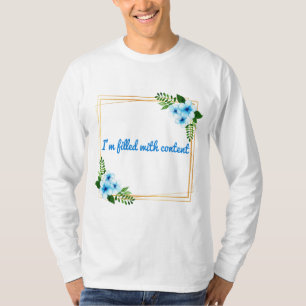 Camiseta Manhã positiva vibe afirmações