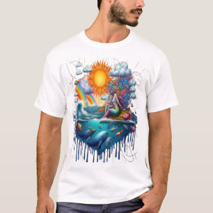 Camiseta Manhã Sereia Subconsciente Sol Beijada