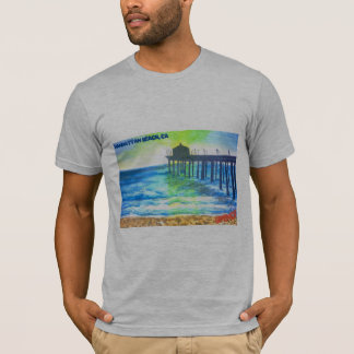 Camiseta Manhattan Beach Pier Pressão