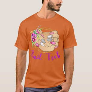 Camiseta Manicura de um técnico de arte em unhas bonitinha