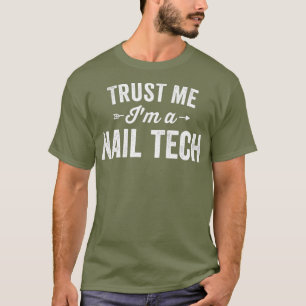 Camiseta Manicurista Beauticista do técnico Nail Tech Salo