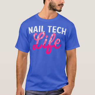 Camiseta Manicurista do artista técnico de tecnologia nail