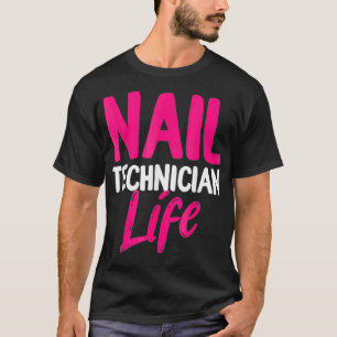 Camiseta Manicurista do artista técnico de tecnologia nail