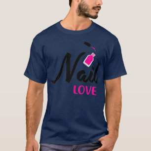 Camiseta Manicurista do artista técnico do Nail Technician