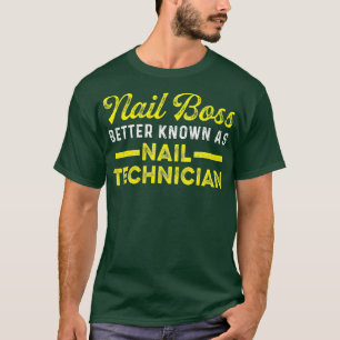 Camiseta Manicurista do artista técnico Nail Tech