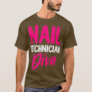 Camiseta Manicurista do artista técnico Nail Tech