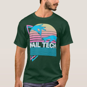Camiseta Manicurista técnico de Nail Tech Nail Retro Gift