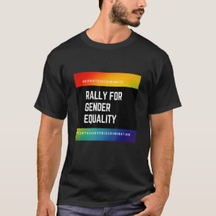 Camiseta Manifestação Da Lgbt De Gênero Trans Para O Orgulh