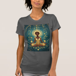 Camiseta Manifestando Chuva de Ouro — Vibrações Ricas de Ab