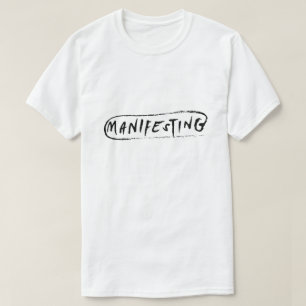 Camiseta Manifestando – Tipografia de Mentalidade Positiva