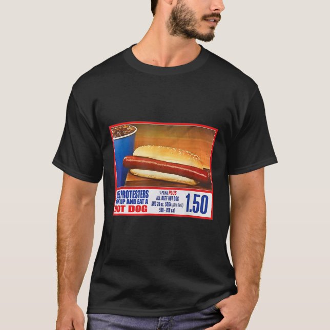 Camiseta Manifestantes Calem a Boca e Comam um Cachorro Que (Frente)