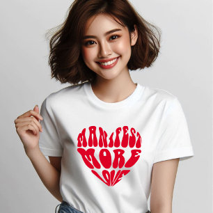 Camiseta Manifestar Mais Citação de Amor