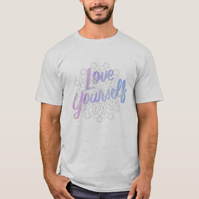 Camiseta Manifesto de amor próprio: Abraça-te Merchandise (Frente)
