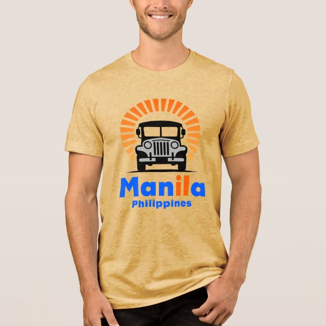 Camiseta Manila Philippines Southeast Asia (Frente)