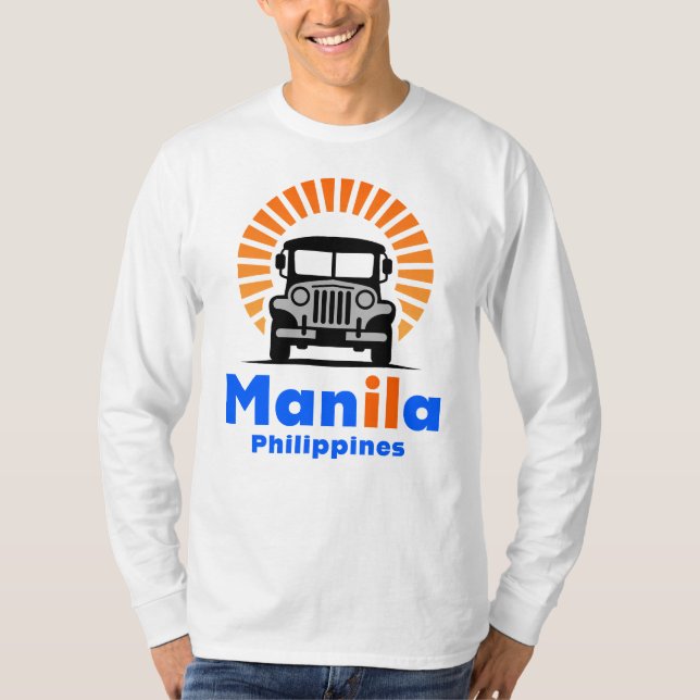 Camiseta Manila Philippines Southeast Asia (Frente)