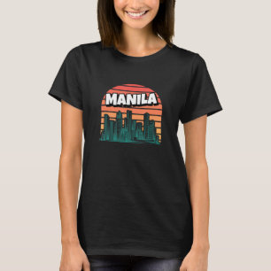 Camiseta Manila Retro Filipinas Vintage Filipinas Travelin