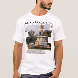 Camiseta Manila Trabalho de arte
