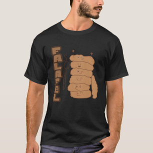 Camiseta Manipulação de Comida Levantante Falafel Squad Esq