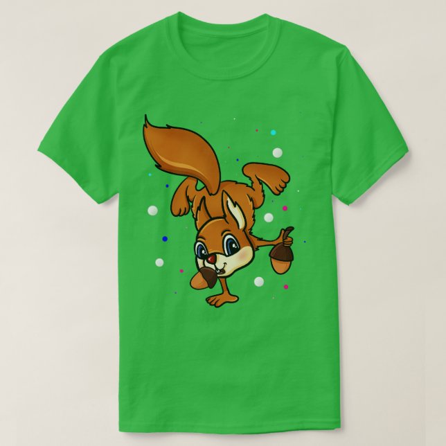 Camiseta Manipulação de Esquilo (Frente do Design)