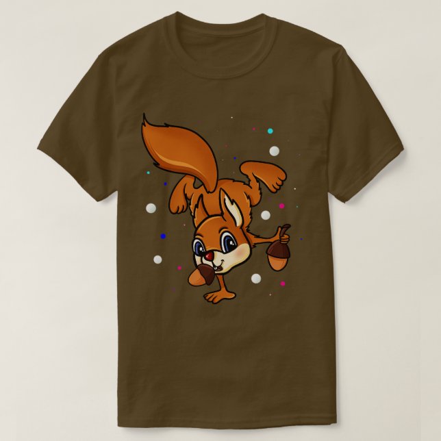 Camiseta Manipulação de Esquilo (Frente do Design)