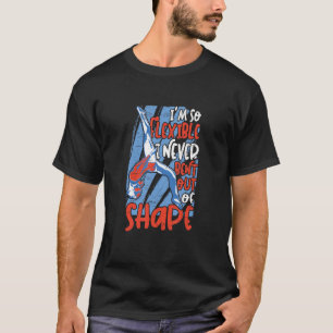 Camiseta Manipulação do Gymnast de Hoop de Fita de Fita
