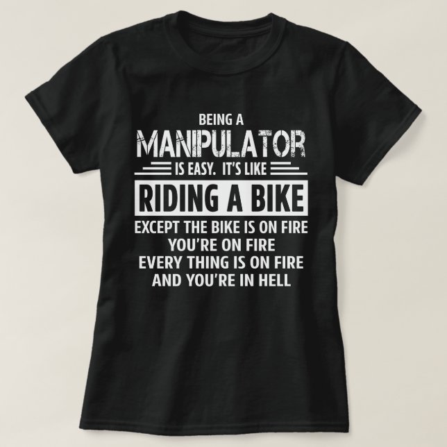 Camiseta Manipulador (Frente do Design)