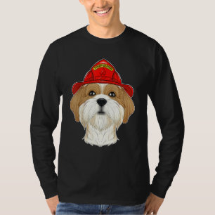 Camiseta Manipulador Canino I Bombeiro I Bombeiro Shih Tz