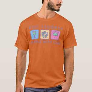 Camiseta Manipulador de doutorandos com cuidado