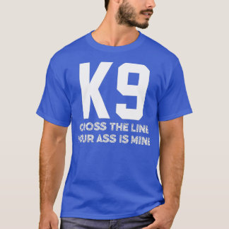 Camiseta Manipulador K9 do Cachorro Militar de Trabalho da