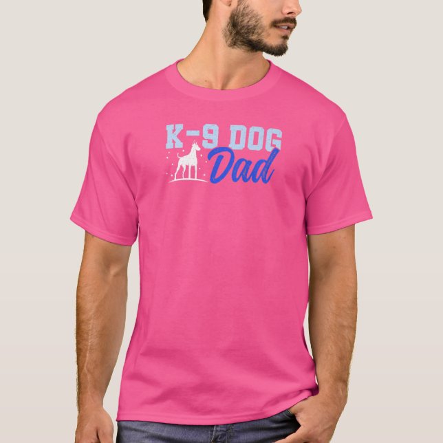 Camiseta Manipuladores de Cães Pais da Polícia de Cães (Frente)